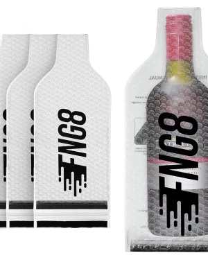 Lot de 4 sacs à vin de voyage réutilisables