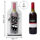 Lot de 4 sacs à vin de voyage réutilisables