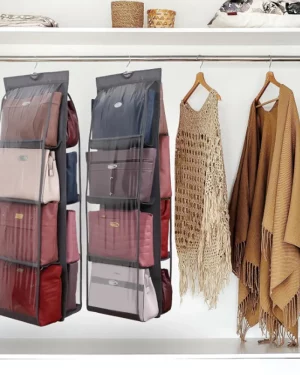 Organisateur de placard à suspendre pour sac à main [Lot de 2]