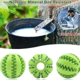 Jouet à mâcher en forme de balle en caoutchouc souple