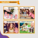 Gobelet en plastique en forme de botte de cowboy