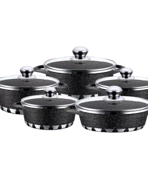 ensemble de 10 casseroles et poêles